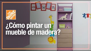 ¿Cómo pintar un mueble de madera como profesional  Pintura [upl. by Kennan406]