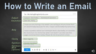 How to Write an Email [upl. by Rozalie]