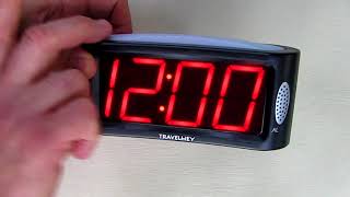 VERY EASY TO USE LED Digital Alarm Clock  Travelwey LED Digital Alarm Clock REVIEW [upl. by Cammy18]