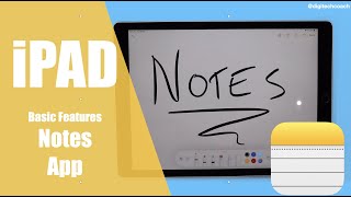 Notes App Tutorial  iPAD [upl. by Hplodnar813]