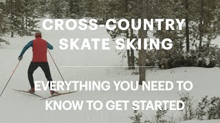 CrossCountry Skate Skiing for Beginners Everything You Need to Know to Get Started  REI [upl. by Onitnas]