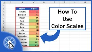 How to Use Color Scales in Excel Conditional Formatting [upl. by Nedyarb301]