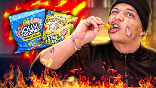 I Tried Viral SPICY SNACKS [upl. by Aicssej]