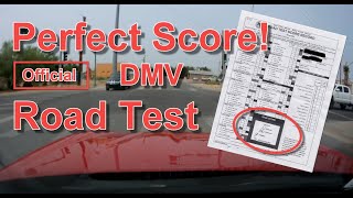 PERFECT SCORE  Official Behind the Wheel Road Test  Relax and Pass [upl. by Borer]