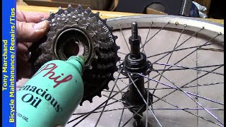 Freewheel Removal Cleaning Lubrication Overhaul [upl. by Topping923]