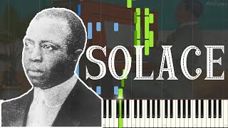 Scott Joplin  Solace 1909  The Sting amp BioShock Infinite OST Ragtime Piano Serenade Synthesia [upl. by Sharl]