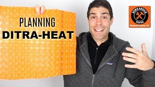 Planning DITRAHEAT Installation Schluter Curbless Shower Part 4 [upl. by Lamee]