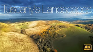 Tuscanys Landscapes in 4K  5 minutes of beautiful colors [upl. by Timoteo]