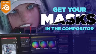 Blender 29 MASKS in the COMPOSITOR tutorial [upl. by Akemyt]