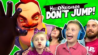 Try not to JUMP KCity Plays Hello Neighbor [upl. by Lednew]