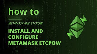 ETCMC  how to  Install and configure MetaMask [upl. by Nagam]