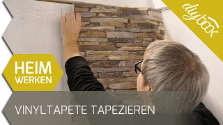 Vinyltapete tapezieren [upl. by Yllus]