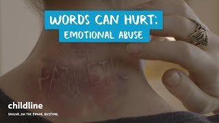 Words Can Hurt  Emotional Abuse  Childline [upl. by Akirahc]