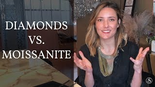 Diamonds vs Moissanite Whats the Difference [upl. by Llebpmac810]