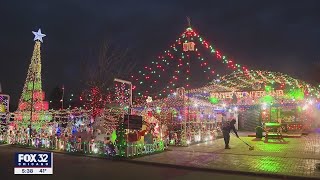 Massive Christmas display lights up Tinley Park [upl. by Padgett]