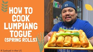 How to Cook Lumpiang Togue with Pork [upl. by Nathalia]