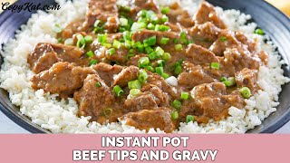 Beef Tips Recipe  How to Make Beef Tips and Gravy [upl. by Nairadas]