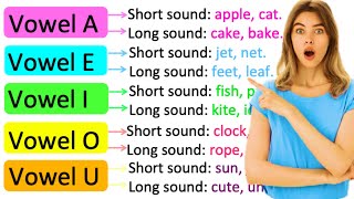 VOWELS amp CONSONANTS  Whats the difference  Learn with examples [upl. by Maloy]