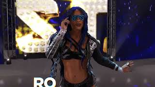 Sasha Banks Entrance  WWE 2K22 [upl. by Rowan]