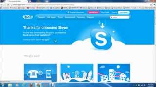 Skype Download and Install [upl. by Anoel]