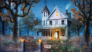 Haunted House Halloween Ambience  3 Hours of Relaxing Spooky Sounds and White Noise [upl. by Burnaby784]