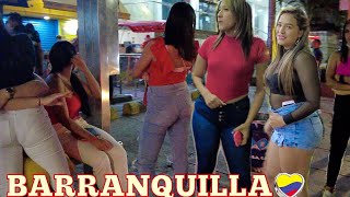 First Time in Downtown BARRANQUILLA COLOMBIA Nightlife2021 Full tour [upl. by Eceinahs]