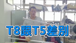 LED燈管T8 與 LED燈管T5 的差別哪個散熱比較好 [upl. by Marka]