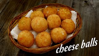 Cheese Balls Recipe  Cafe Style Perfect Snacks CookingShooking [upl. by Treborsemaj323]