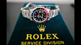 Rolex Service Center Experience GMT Master II 16710  Lititz PA [upl. by Damour992]