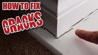 How to properly FILL CRACKS around Window Sills [upl. by Craig]