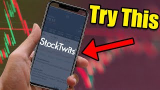 StockTwits Review  Stock Tracker App Tutorial [upl. by Aenotna]