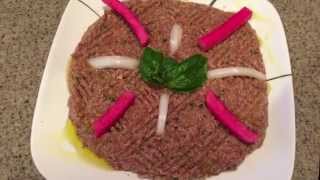 Lebanese Kibbeh Nayyeh  Easy But Delicious Recipe [upl. by Nyrraf]