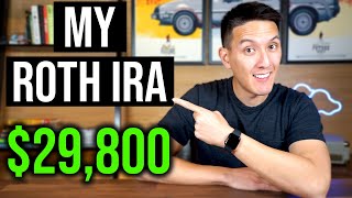 Revealing My Roth IRA Portfolio  How To Pick Investments for YOUR Roth IRA 2022 [upl. by Nilloc624]