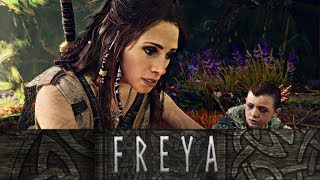 God of War  The Tragic Story of the Vanir Goddess Freya  All Scenes [upl. by Ilagam]