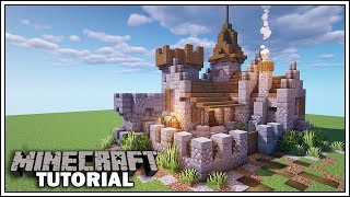 Minecraft Small Castle Tutorial How To Build [upl. by Aikemat132]