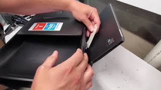 Fix No Paper Error When Paper is in the Printer HP Officejet 3830 [upl. by Alburg]