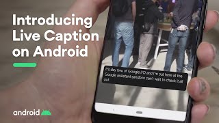 Introducing Live Caption on Android [upl. by Wurtz991]