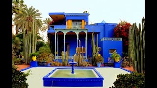 Majorelle Garden Marrakech  Yves Saint Laurent Home [upl. by Anuahs]