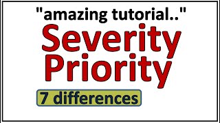 Severity And Priority In Software Testing  Priority And Severity In Testing With Example  Severity [upl. by Androw121]