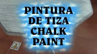 Como Hacer Pintura De Tiza Chalk Paint Casera  HOW TO MAKE CHALK PAINT [upl. by Adnohsat544]