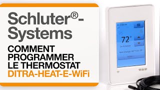 Comment programmer le thermostat DITRAHEATEWiFi de SchluterSystems [upl. by Olivier309]