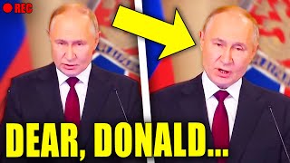 WATCH PUTIN ISSUE TERRIFYING WARNING TO TRUMP [upl. by Refitsirhc]