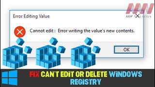 How to Fix Can’t Edit or Delete Windows Registry [upl. by Nollid]