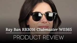 RayBan RB3016 Clubmaster Sunglasses Review [upl. by Alderson]