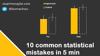 Ten Statistical Mistakes in 5 Min [upl. by Weiser]