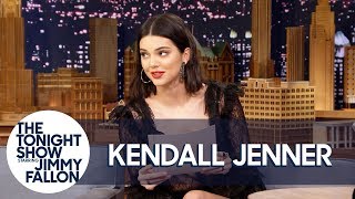 Kendall Jenner Reads a Letter She Wrote as a Teen Predicting Her Modeling Fame [upl. by Asyla]