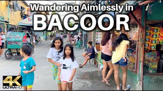 Walking Alleyways in Bacoor Cavite Philippines 4K [upl. by Iznyl]