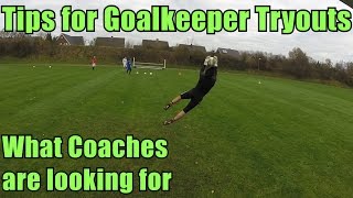 Goalkeeper Training Tips for Goalkeeper Tryouts [upl. by Midge868]