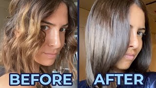 Dyeing My Hair At Home Follow Along With LOreal Excellence Light Ash Brown 61 [upl. by Aman]