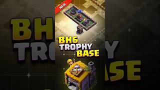 New BEST BH6 BASE of 2024 Stage 12 ⚒️ INSANE Builder Hall 6 Base Link  Proof Replays coc [upl. by Saxela]